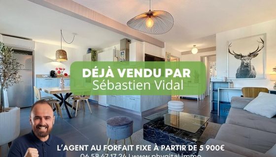A louer APPARTEMENT T3 57 M2 VUE MER ANTIBES