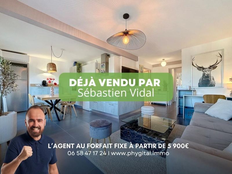 A louer APPARTEMENT T3 57 M2 VUE MER ANTIBES