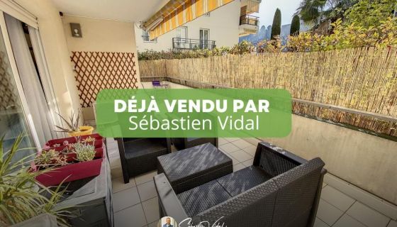 A louer APPARTEMENT T3 64 M2 TERRASSE BORD DE MER CAGNES SUR MER