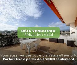 A louer APPARTEMENT T2 59 M2 TERRASSE BORD DE MER CAGNES SUR MER