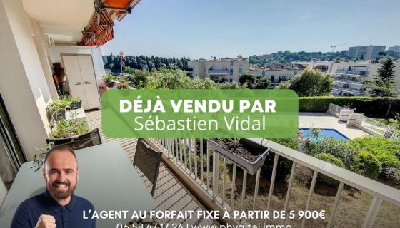 A louer APPARTEMENT T3 60 M2 TERRASSE BORD DE MER ANTIBES