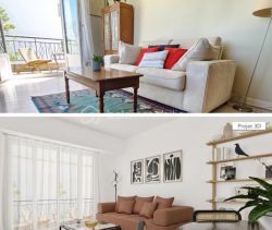 A louer APPARTEMENT T2 60 M2 BORD DE MER NICE