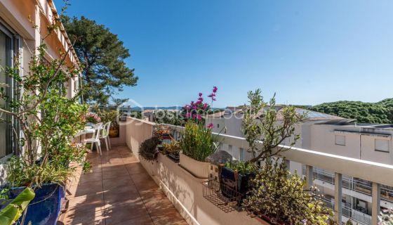 A louer APPARTEMENT T3 59 M2 TERRASSE BORD DE MER HYERES