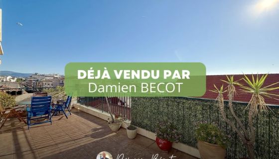 A louer APPARTEMENT T3 55 M2 TERRASSE BORD DE MER ANTIBES
