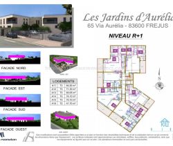 A louer APPARTEMENT T3 71 M2 TERRASSE BORD DE MER FREJUS