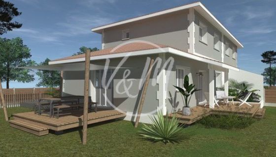 A vendre MAISON  CONTEMPORAINE BORD DE MER ARES