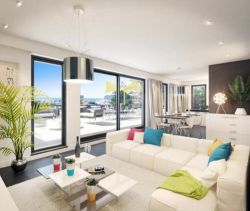 A vendre APPARTEMENT T4 90 m² DERNIER ETAGE VUE MER PLAGE A  PIEDS La Ciotat