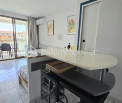 A louer APPARTEMENT T2 32 M2 TERRASSE BORD DE MER LE BARCARES