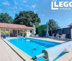 A vendre Maison 5 PIECES Double Garage  Piscine sur un terrain de 2030 M² La Teste De Buch