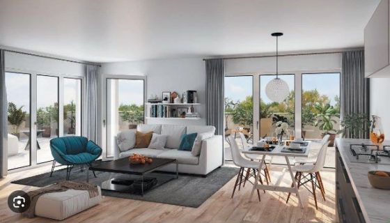 A vendre APPARTEMENT T3 TERRASSE SUD DERNIER ETAGE NEUF La Seyne-sur-Mer