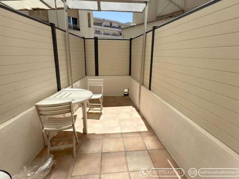 A louer STUDIO  16 M2 TERRASSE BORD DE MER NICE