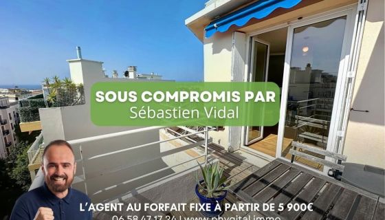 A louer APPARTEMENT T2 52 M2 VUE MER ANTIBES