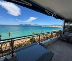 A louer APPARTEMENT DE PRESTIGE T3 84 M2 TERRASSE VUE MER CANNES