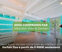 A louer APPARTEMENT DUPLEX T2 46 M2 BORD DE MER JUAN LES PINS