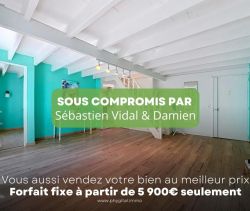 A louer APPARTEMENT DUPLEX T2 46 M2 BORD DE MER JUAN LES PINS