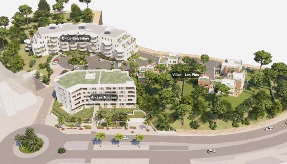 A vendre APPARTEMENT T2 43 M²  NEUF vue collines  La Seyne-sur-Mer