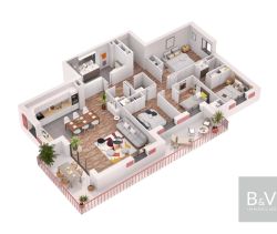 A vendre Appartement T5 115 m² jardin privatif BIDART 