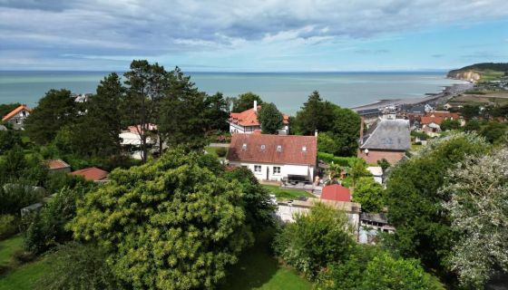 A vendre TERRAIN 1 700 M2 PLAGE à PIED QUIBERVILLE