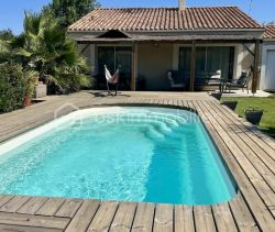 A louer MAISON  CONTEMPORAINE PLAGE à PIED SAINT ANDRE DE ROQUELONGUE