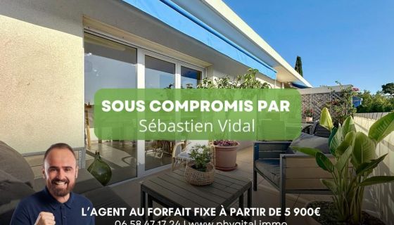 A louer APPARTEMENT T3 57 M2 TERRASSE BORD DE MER ANTIBES