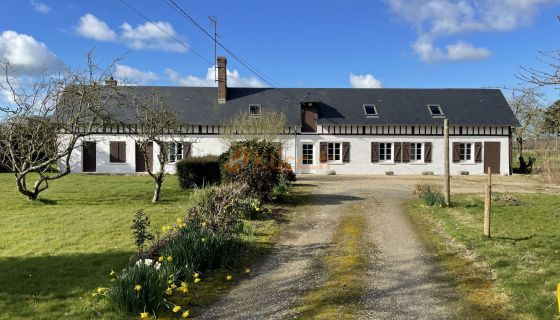A vendre MAISON DE CARACTERE 4 pieces PLAIN PIED AVEC JARDIN PROCHE MER Sassetot mauconduit