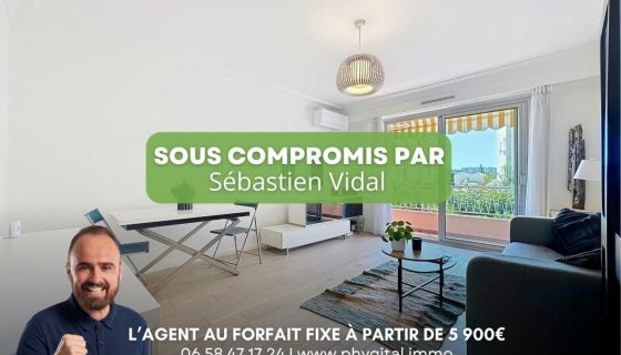 A louer APPARTEMENT T3 57 M2 TERRASSE BORD DE MER ANTIBES