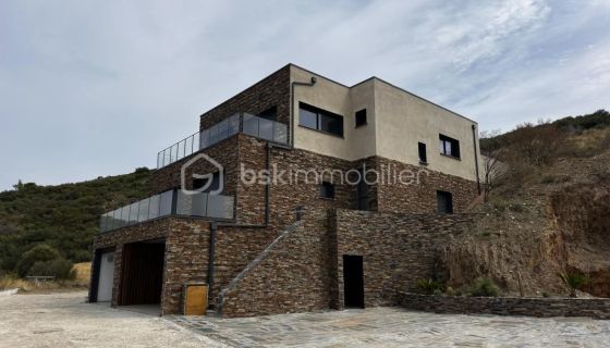 A louer MAISON  CONTEMPORAINE VUE MER PORT VENDRES