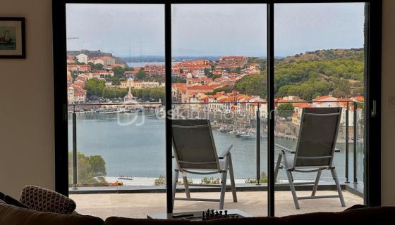 A louer MAISON  CONTEMPORAINE VUE MER PORT VENDRES