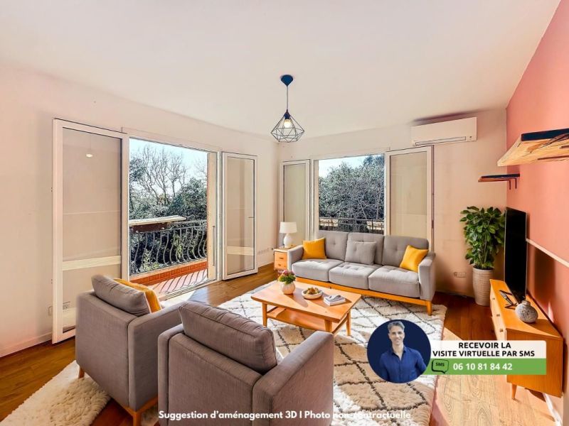 A louer APPARTEMENT T3 61 M2 BORD DE MER NICE