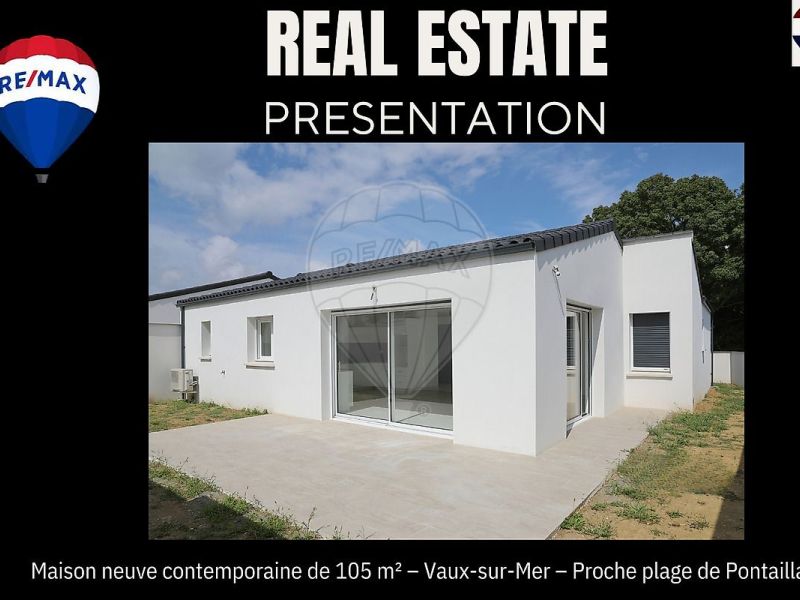 A louer MAISON  CONTEMPORAINE PLAGE à PIED VAUX SUR MER