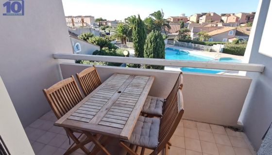A louer APPARTEMENT T2 30 M2 TERRASSE BORD DE MER VALRAS PLAGE