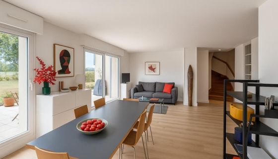 A louer APPARTEMENT DUPLEX DE PRESTIGE T4 95 M2 TERRASSE BORD DE MER DEAUVILLE