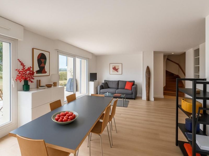 A louer APPARTEMENT DUPLEX DE PRESTIGE T4 95 M2 TERRASSE BORD DE MER DEAUVILLE