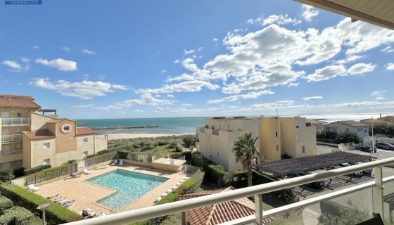A louer APPARTEMENT T3 52 M2 TERRASSE VUE MER VALRAS PLAGE