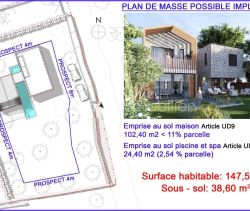 A vendre TERRAIN 953 M2 BORD DE MER SETE