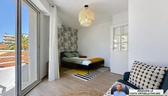 A louer STUDIO  24 M2 BORD DE MER CANNES