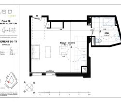 A vendre STUDIO NEUF  37 M2 TERRASSE  CAEN