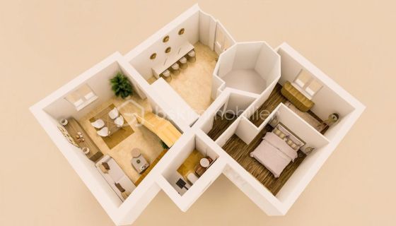 A louer APPARTEMENT T2 74 M2  MONTPELLIER