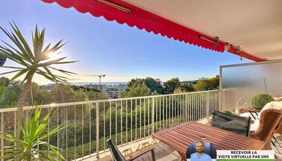 A louer APPARTEMENT DE PRESTIGE T2 34 M2 TERRASSE VUE MER ANTIBES