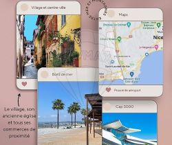 A louer APPARTEMENT NEUF T3 64 M2 TERRASSE BORD DE MER SAINT LAURENT DU VAR