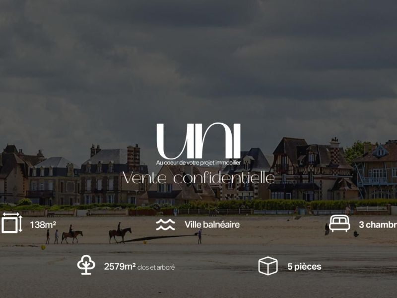 A louer MAISON  DE MAîTRE BORD DE MER HERMANVILLE SUR MER