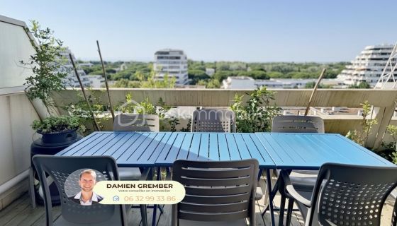 A louer APPARTEMENT T4 57 M2 TERRASSE VUE MER LA GRANDE MOTTE