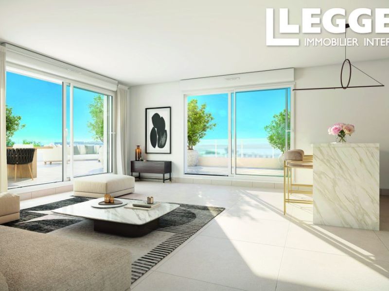 A louer APPARTEMENT DE PRESTIGE NEUF T4 85 M2 BORD DE MER SAINT LAURENT DU VAR