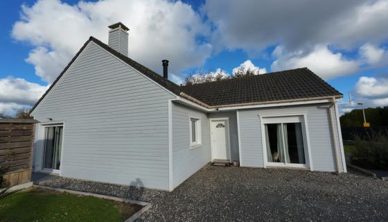 A vendre MAISON  BOIS BORD DE MER GUETTEVILLE LES GRES