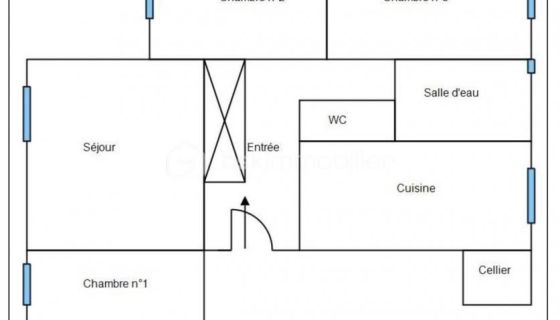 A louer APPARTEMENT T4 75 M2  PERPIGNAN