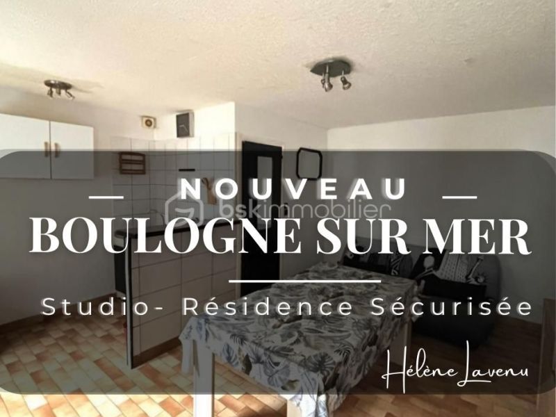 For rent: 2-room apartment (24 m²) by the sea in Boulogne-sur-Mer