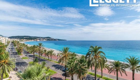 Luxury 1-bedroom apartment for rent, 70 m², with sea view, Nice