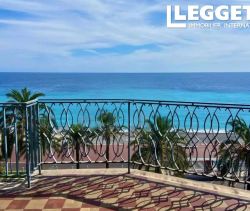 Luxury 1-bedroom apartment for rent, 70 m², with sea view, Nice