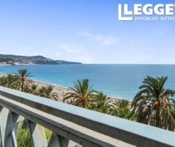 Luxury 1-bedroom apartment for rent, 70 m², with sea view, Nice