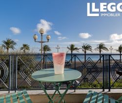 Luxury 3-bedroom apartment for rent, 129 m², beachfront, Nice